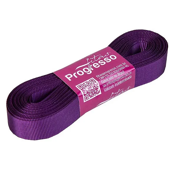 Fita De Gorgurão 15mm Cor-675-Violeta
