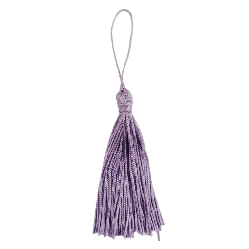 Pingente Pompom Tassel 7cm Cor-164-Lilás c/ 10 unidades