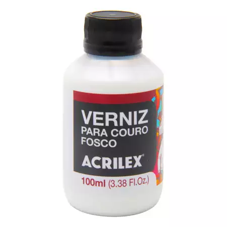 Verniz Para Couro Fosco 100ml Cor 117-Fosco