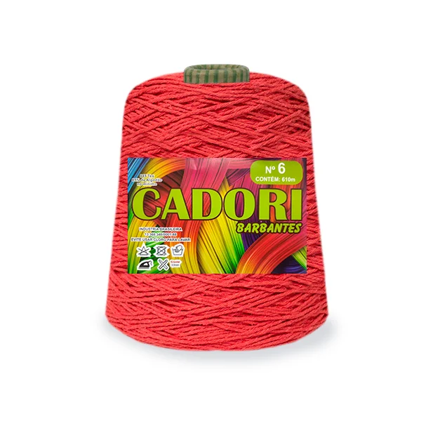 Barbante Cadori N.06 600g Cor-741-Melancia