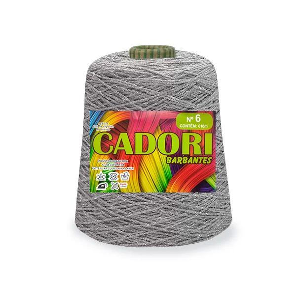 Barbante Cadori N.06 600g Cor-705-Prata