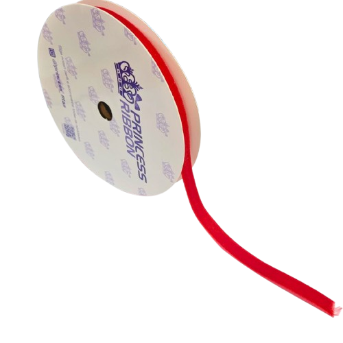 Fita Veludo 10mm C/10 Metros Cor-035-Vermelho Ref.Ro.141154