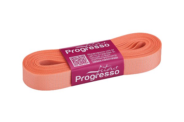 Fita De Gorgurão 15mm Cor-1393- Coral