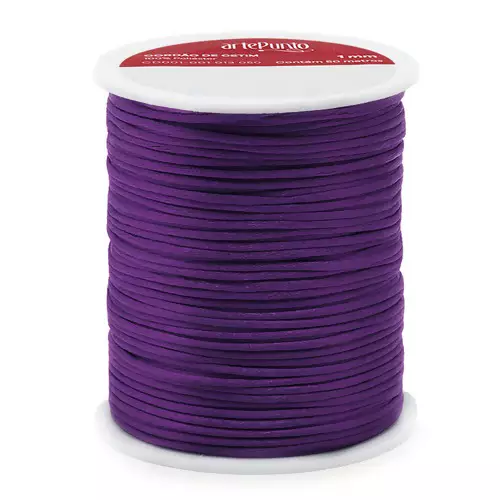 Cordão de Cetim CD001-1mm Cor-144-Roxo C/50mts