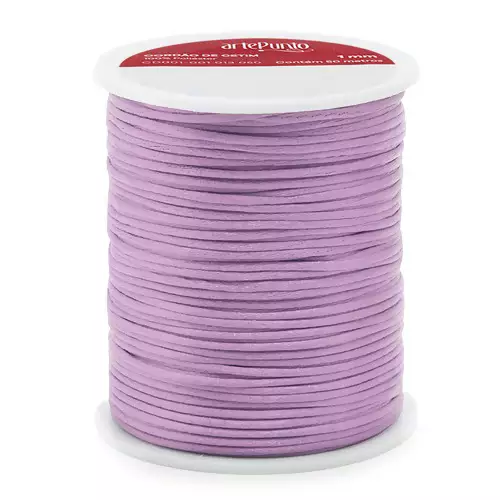 Cordão de Cetim CD001-1mm Cor-009-Lilás  C/50mts
