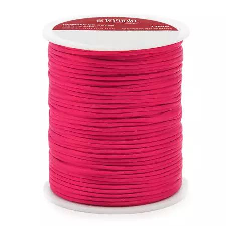 Cordão de Cetim CD001-1mm Cor-008-Pìnk C/50mts