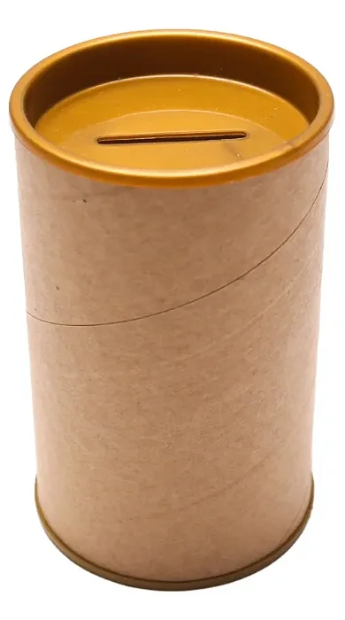 Cofre de Papel 10x6 Cm Cor-Dourado