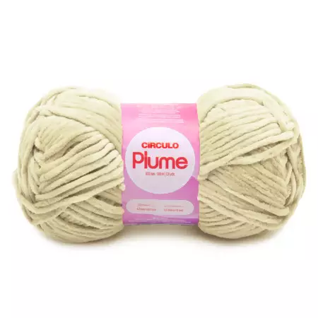Fio Plume Circulo 100g Cor-8176-Off White