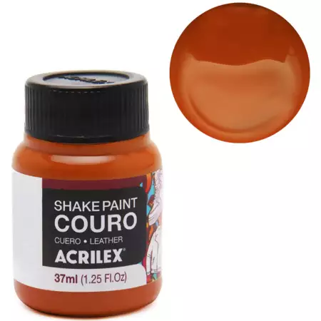 Tinta Shake Paint Couro Acrilex Cor-569-Caramelo
