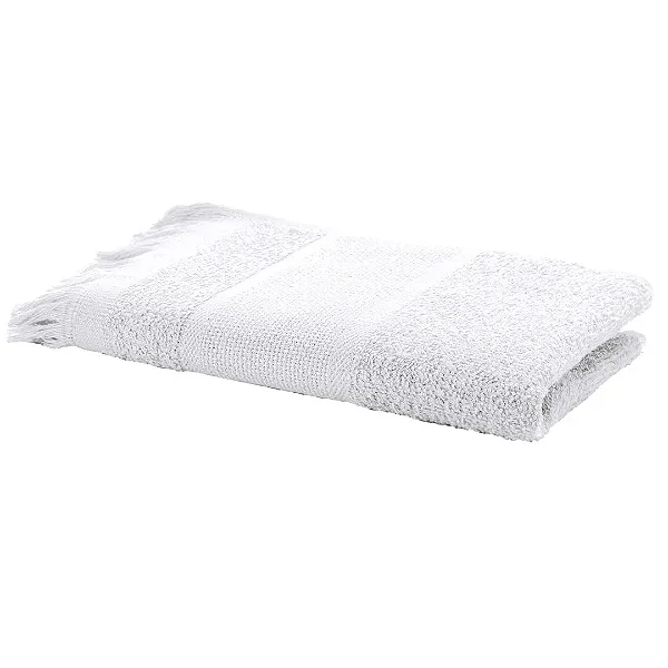 Toalha de Lavabo com Felpudo para Bordar 25x36cm - C/1und Cor-Branco