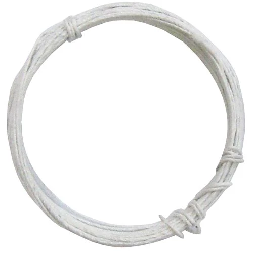 Arame Encapado N°26 - Com 10 Metros -Cor Branco