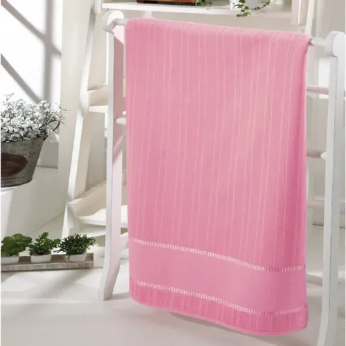 Toalha de Rosto Aveludada Bella para Bordar 50cm x 80cm - Dohler - Cor 5211-Rosa