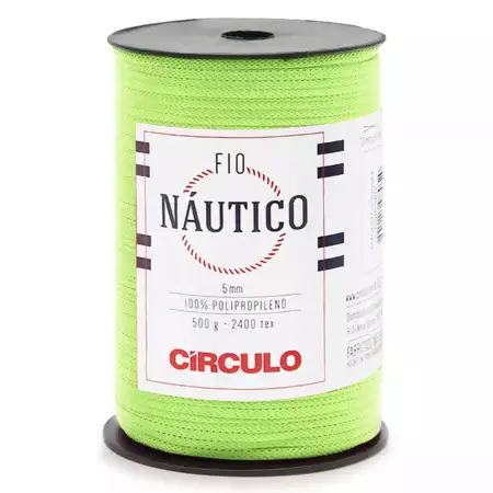 Fio Náutico  5mm Circulo 500g Cor-5203 Greenery