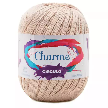 Linha Charme Circulo 396mts Cor-7563- Chantilly
