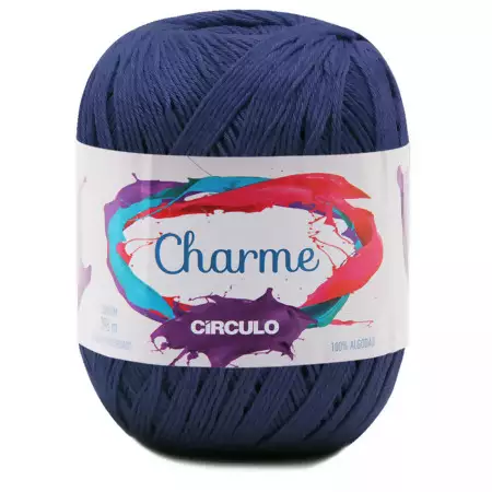 Linha Charme Circulo 396mts Cor-2856-Anil Profundo