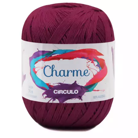 Linha Charme Circulo 396mts Cor-3794-Bordo