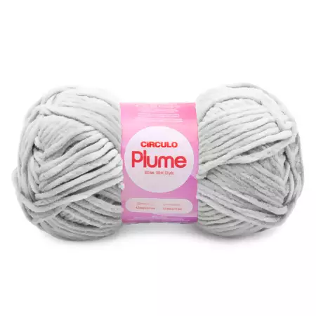 Fio Plume Circulo 100g Cor-8088-Polar