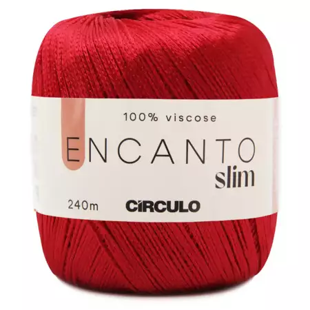 Linha Encanto Slim Cor-3528-Carmim 240mts
