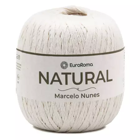 Barbante EuroRoma Natural Marcelo Nunes Cor-CRU N.4 8/8 700g