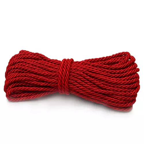 Cordão São Francisco Ref.001/10 5mm com 10mts Cor-3 Vermelho