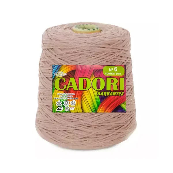 Barbante Cadori N.06 600g Cor-829-Camurça
