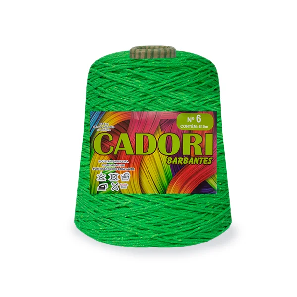 Barbante Cadori N.06 600g Cor-763-Verde Limão