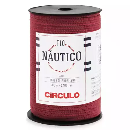Fio Náutico 5mm Circulo 500g Cor-3456-Valentino