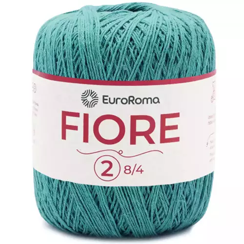 Linha Fiore EuroRoma 8/4 Cores 150g Cor -810-Verde Água Escuro