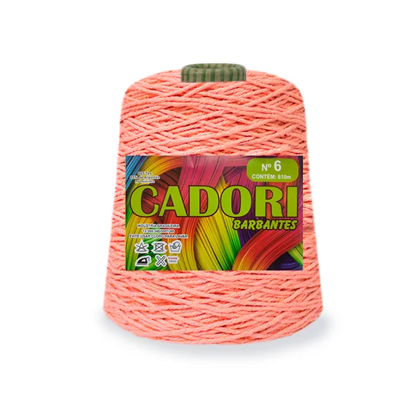 Barbante Cadori N.06 600g Cor-787-Salmão