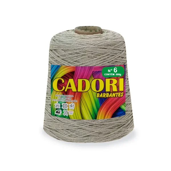 Barbante Cadori N.06 600g Cor-843-Caqui
