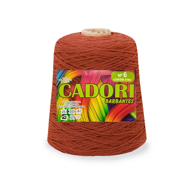 Barbante Cadori N.06 600g Cor-833-Terracota