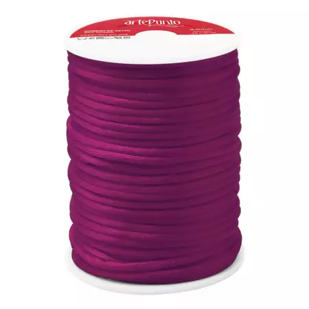 Cordão de Cetim CD001-1mm Cor-211 Fucsia C/50mts