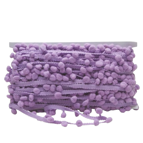 Fita Pompom 20mm - Com 25 Metros -Cor 164-Lilas