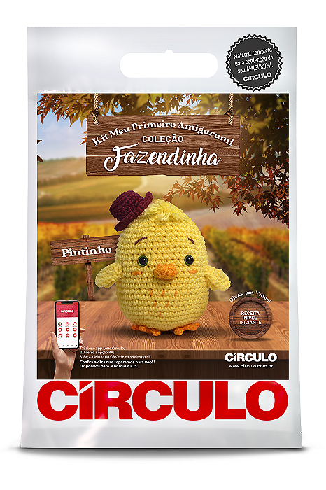 Kit Amigurumi - Coleção Fazendinha: Pintinho 3