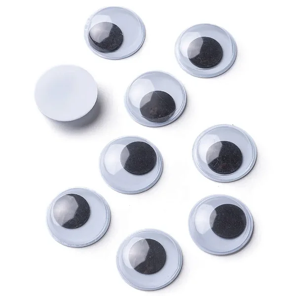 Olho Móvel 18mm Com 100unidades