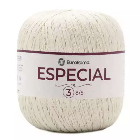 Barbante EuroRoma Especial 3 8X5 Cru - 1 unidade