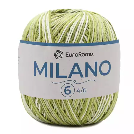 Barbante Milano - 200g EuroRoma Cor -804- Verde Musgo