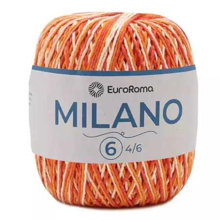 Barbante Milano - 200g EuroRoma Cor -700-Salmão