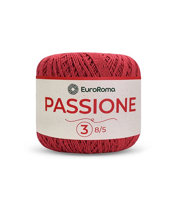 Linha EuroRoma Passione nº3 150g Cor-1000- Vermelho