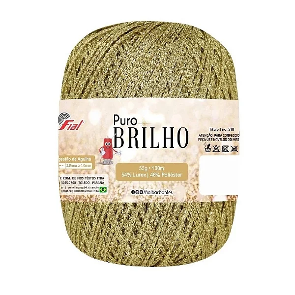 Fio Puro Brilho - 55g - Com 100metros