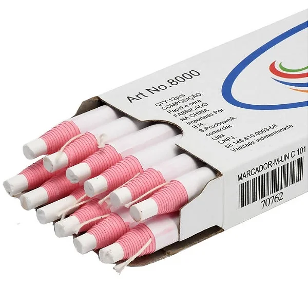 Lápis Marcador de Tecido C/12 unidades Cor 101-Branco