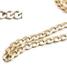 Alça de Bolsa Corrente C/ Mosquetão Cor: Dourado Ref:Ro.150859