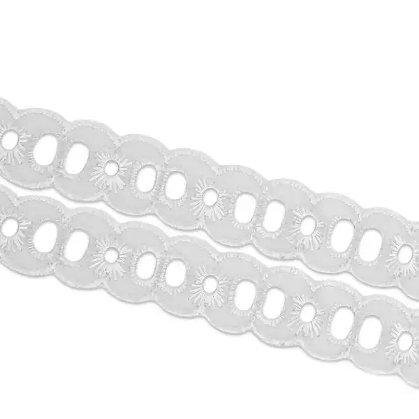 Bordado Passafita 2,0Cm Ref 104 Com 13,71mt Cor Branco