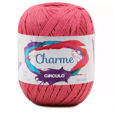 Linha Charme Circulo 396mts Cor- 3048-Flamingo