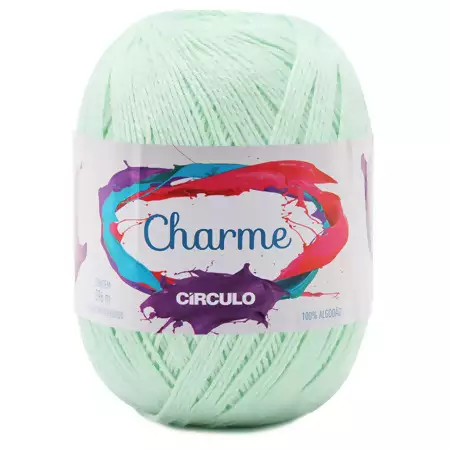Linha Charme Circulo 396mts Cor- 2204-Verde Candy