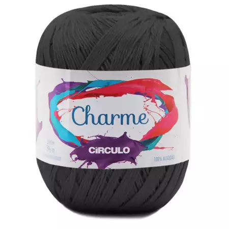 Linha Charme Circulo 396mts Cor- 8990-Preto