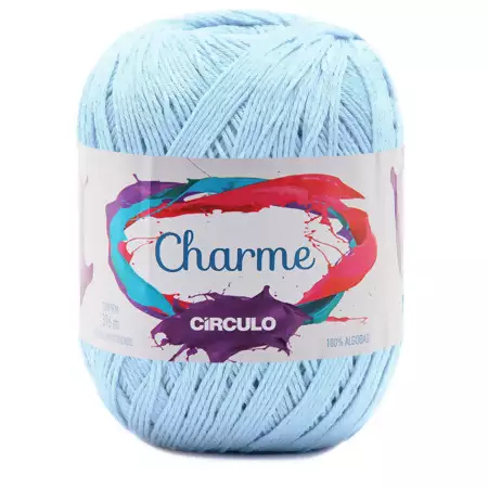 Linha Charme Circulo 396mts Cor-2012-Azul Candy