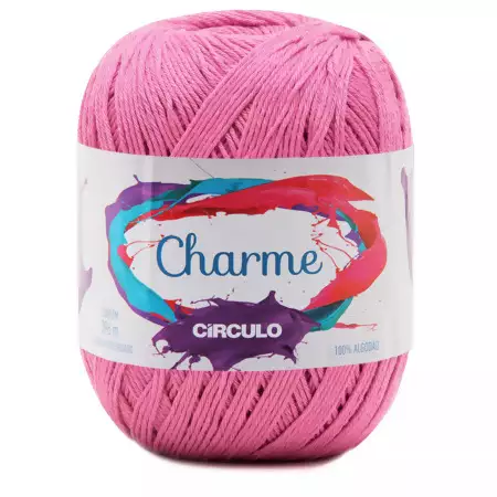 Linha Charme Circulo 396mts Cor- 3182- Pitaya Rosa
