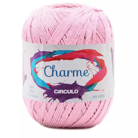 Linha Charme Circulo 396mts Cor-3526- Rosa Candy