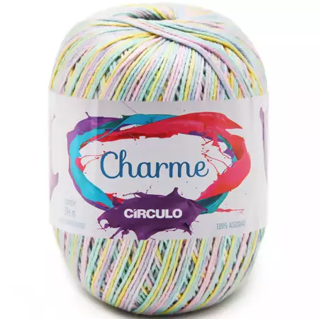 Linha Charme Circulo 396mts Cor-9337- Marshmallow